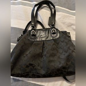 Black Coach Purse -  lightly used